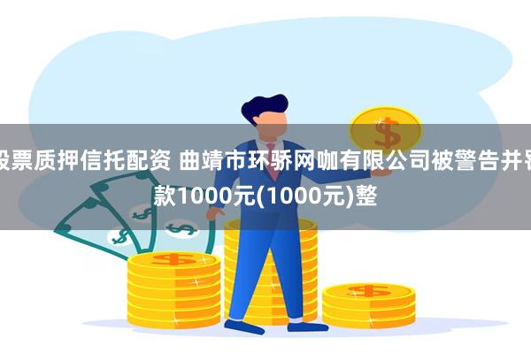 股票质押信托配资 曲靖市环骄网咖有限公司被警告并罚款1000元(1000元)整