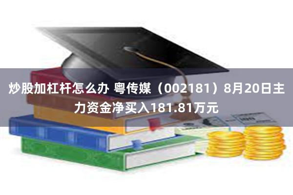 炒股加杠杆怎么办 粤传媒（002181）8月20日主力资金净买入181.81万元